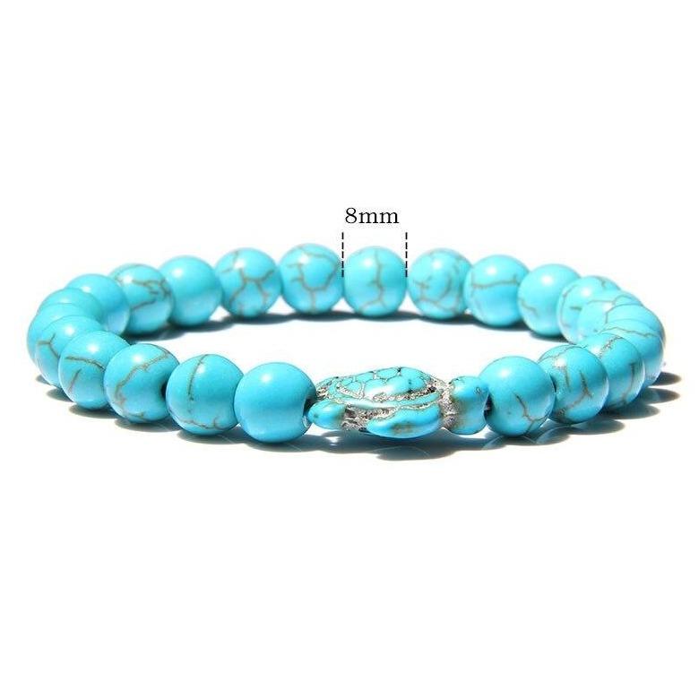 Turquoise Kralen Schildpad Armband! Belleza