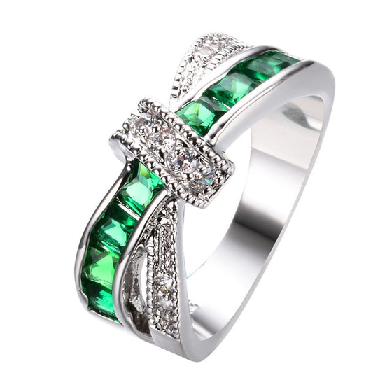 Criss Cross Kristal Ring Belleza