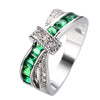 Criss Cross Kristal Ring Belleza