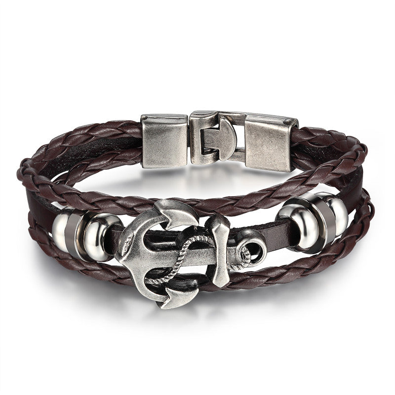 Anker Leren Armband Belleza
