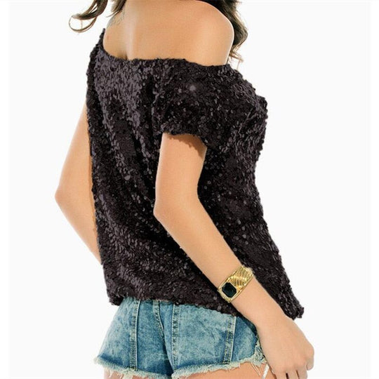 Zomerstijl Schouder T-shirt