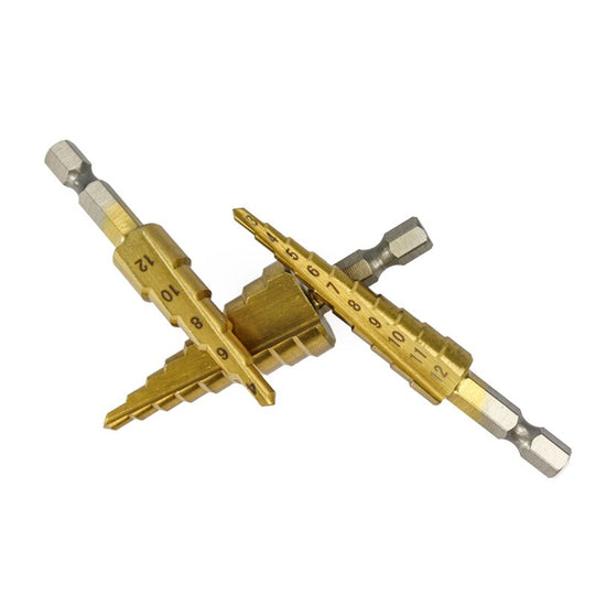 Titanium Gecoate Stappenboor Bellezatravel