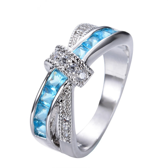 Criss Cross Kristal Ring Belleza