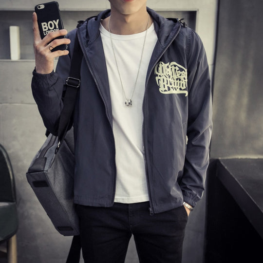 Hooded Windbreaker Jas Belleza