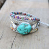 Helende Turquoise Beschermings Wikkel Armband Belleza