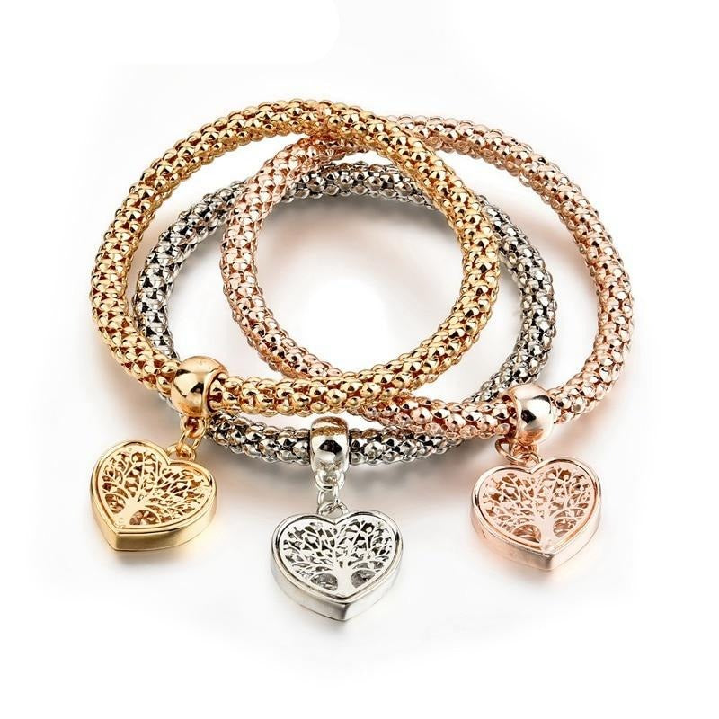 Tree of Life Armband (hartjesvorm) Belleza