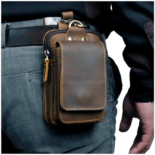Echt Lederen Heren Waist Bag Belleza