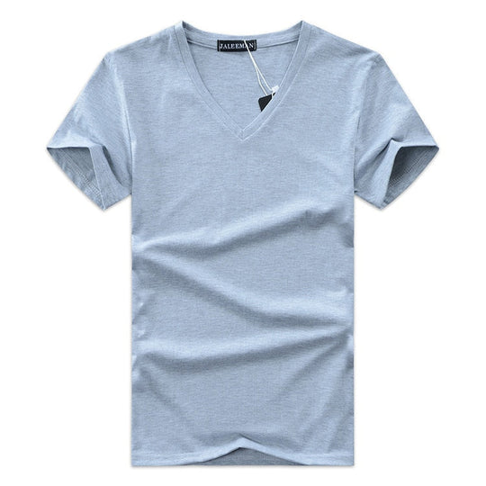 Heren Slim Fit V-hals T-shirt Belleza