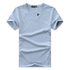 Heren Slim Fit V-hals T-shirt Belleza