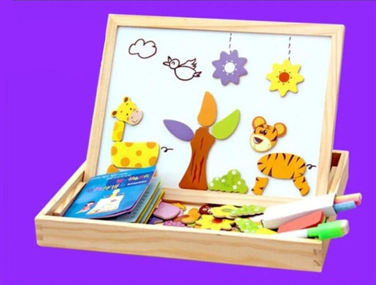 Magnetisch teken- en puzzelbord Belleza