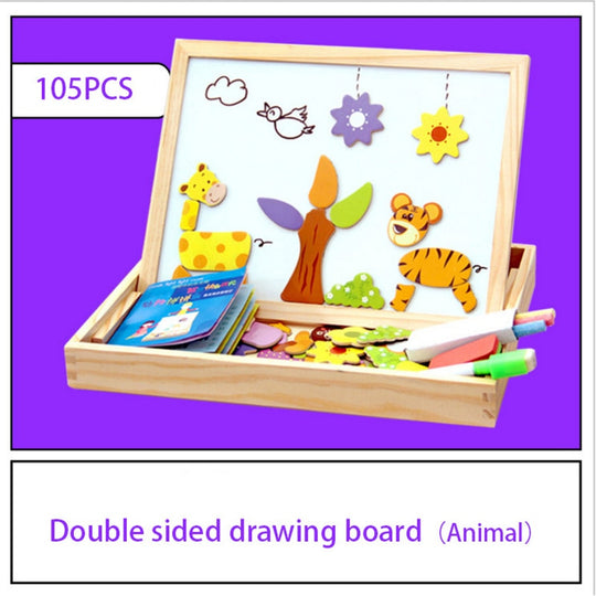 Teken & Puzzel - Educatief Magneetbord Belleza