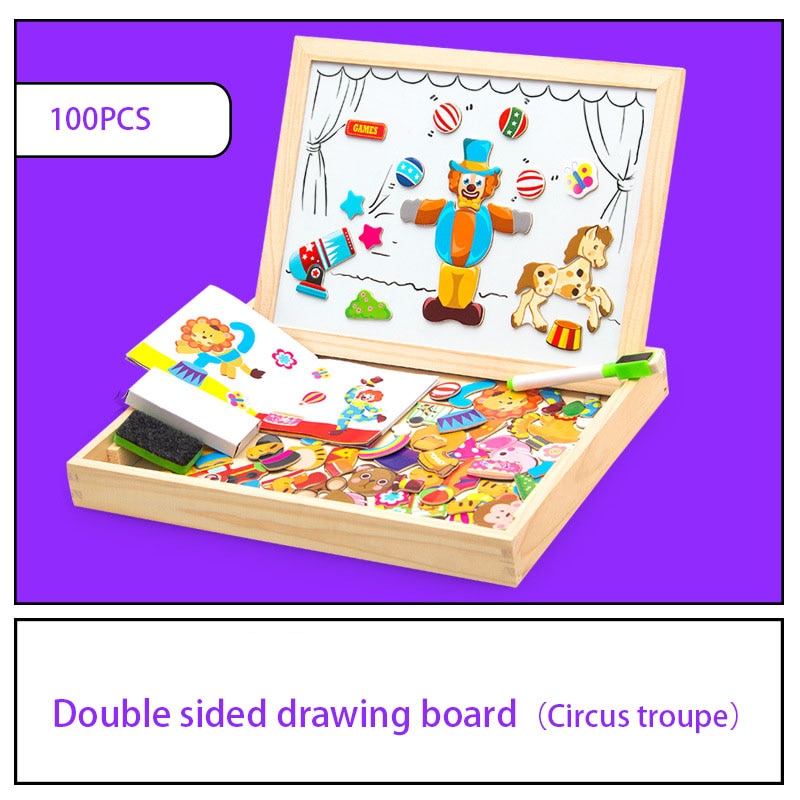 Teken & Puzzel - Educatief Magneetbord Belleza