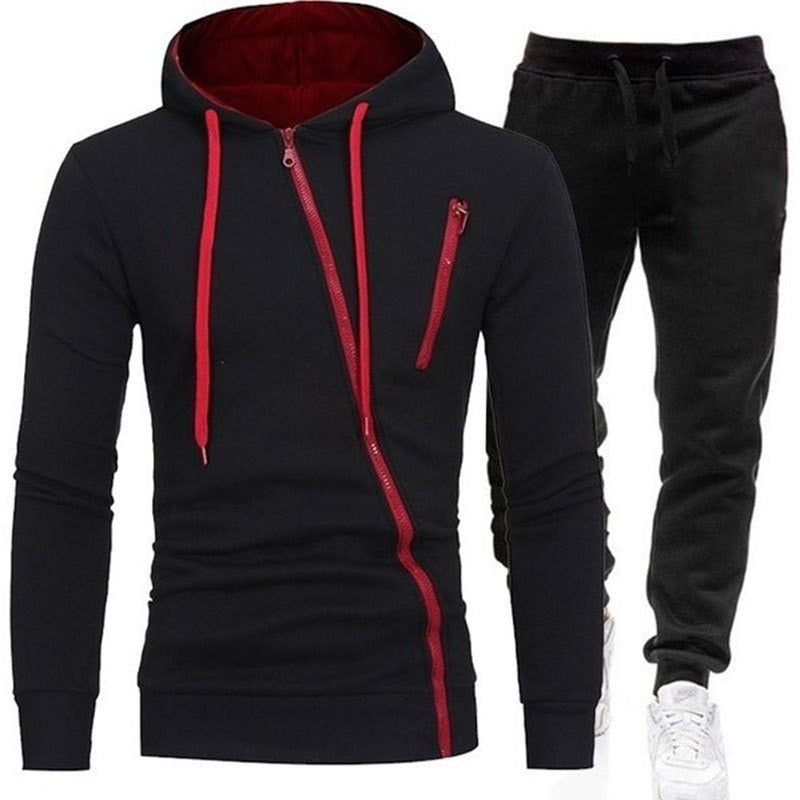 Oblique Ritsen Mannen Trainingspak Belleza