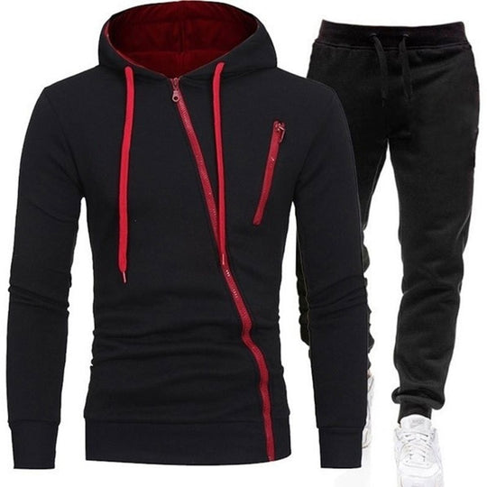 Oblique Ritsen Mannen Trainingspak Belleza