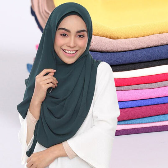 Dubbele Lus Instant Chiffon Hijab