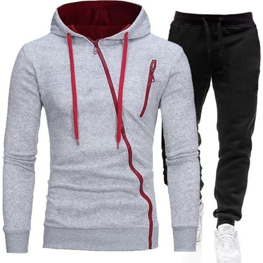 Oblique Ritsen Mannen Trainingspak Belleza