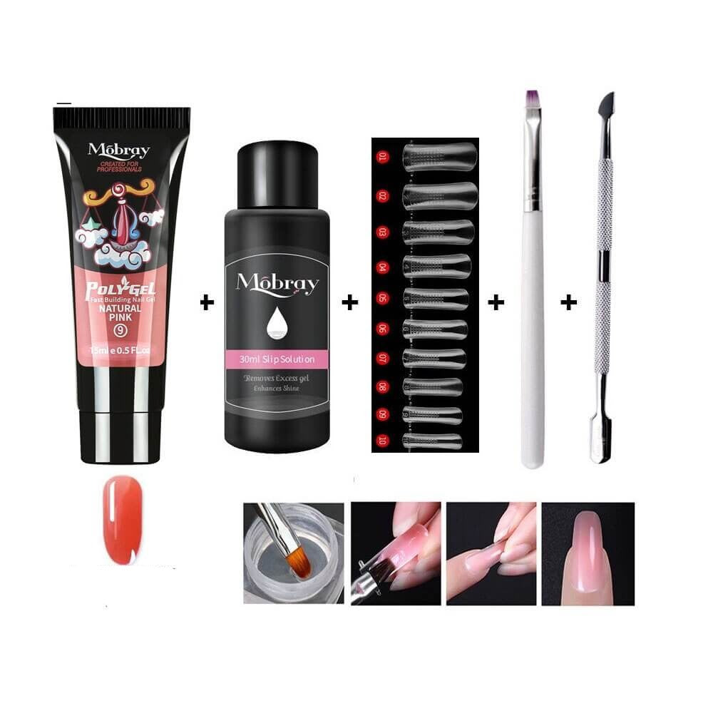 Luxe Poly Gel Nagel Kit
