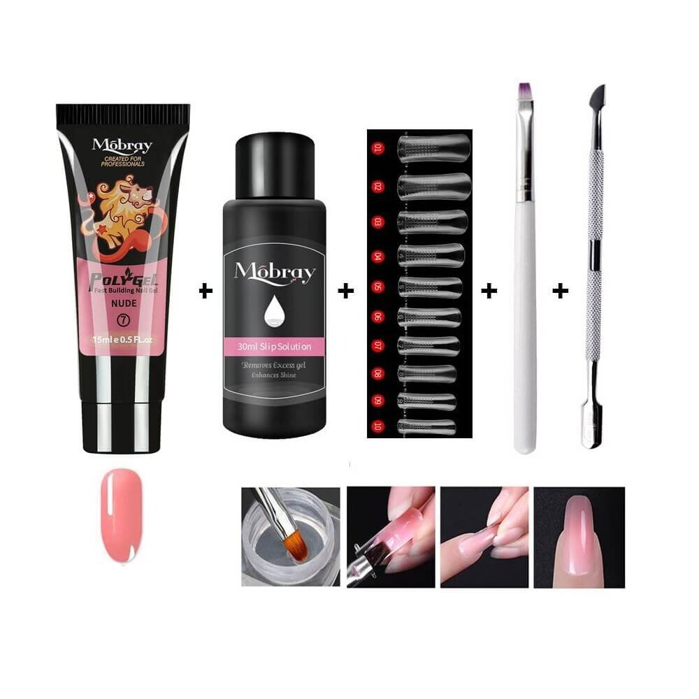 Luxe Poly Gel Nagel Kit