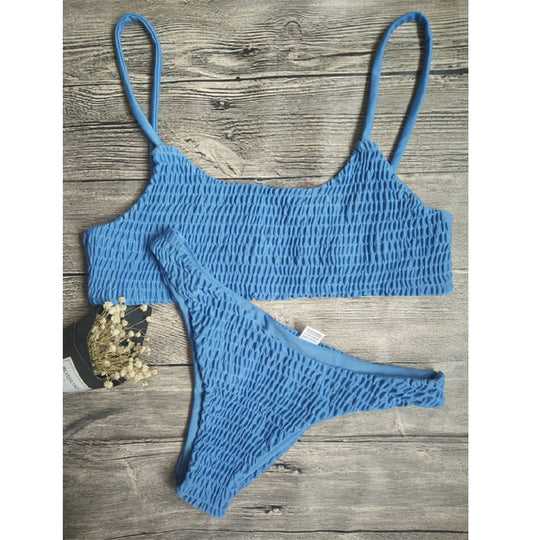 Bikiniset met plooien Belleza