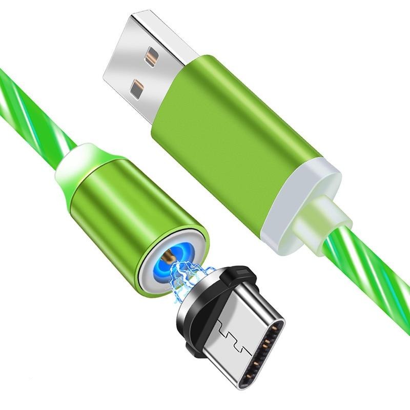 iGlow Gloeiende LED Magnetische 3 in 1 USB Oplaadkabel Belleza