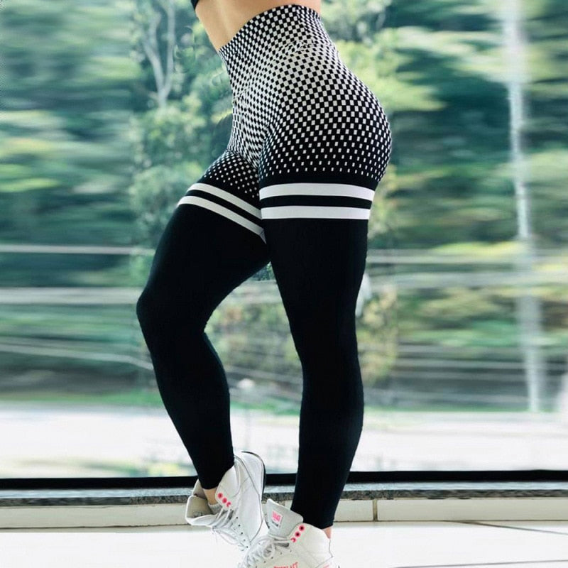 Hoge taille legging met print Belleza