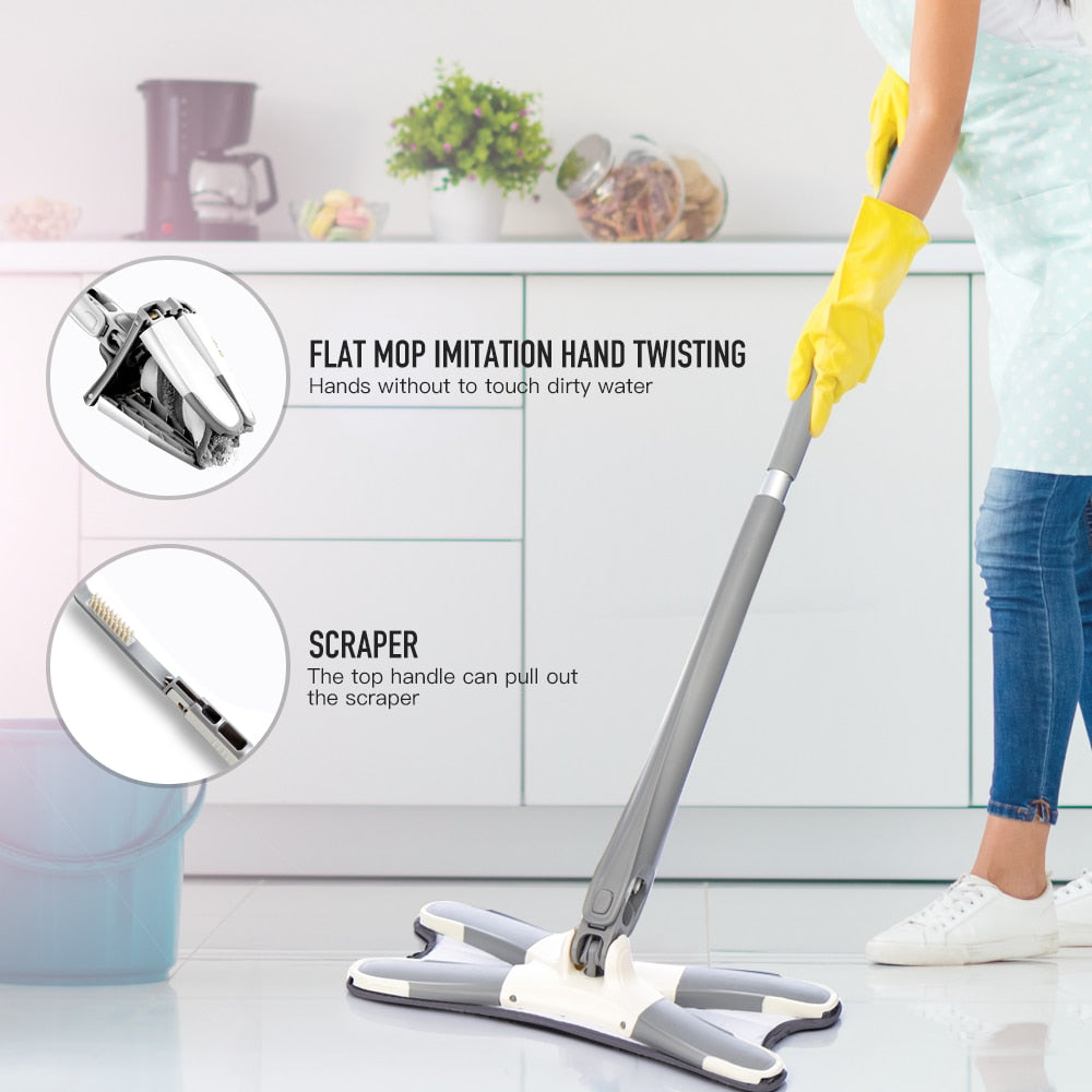X-Type | Microfiber Vloer Reiniging Mop Belleza