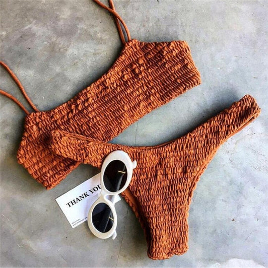 Bikiniset met plooien Belleza