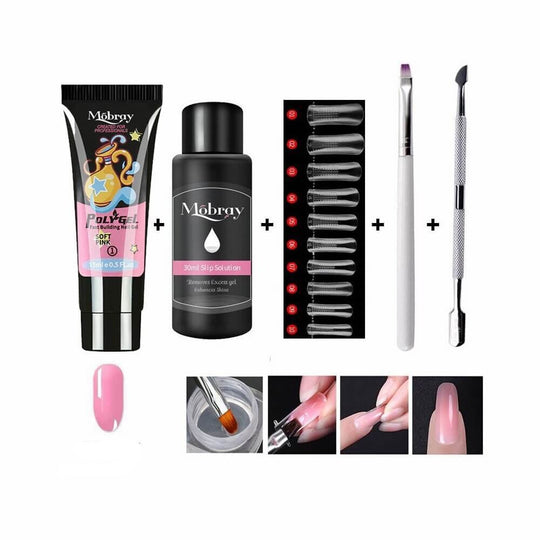Luxe Poly Gel Nagel Kit