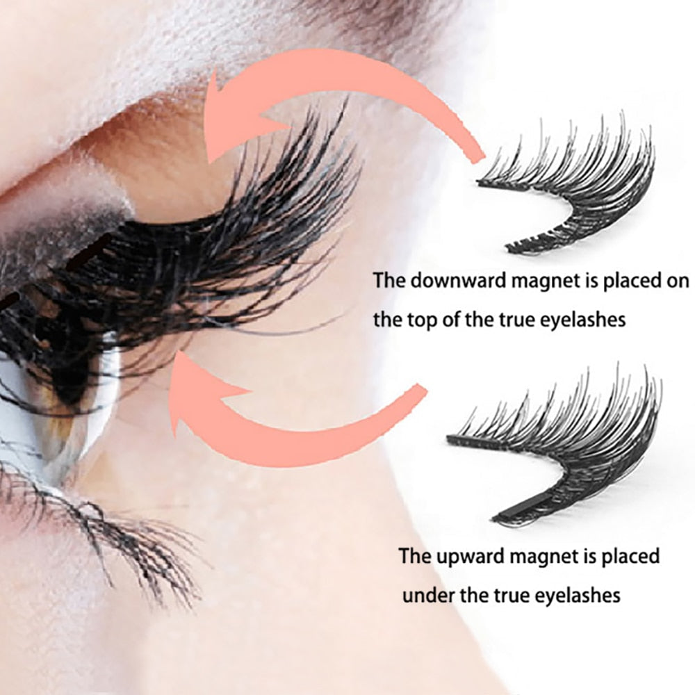 Dubbel Magnetische Wimpers Belleza
