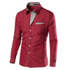 Heren Slim Fit Lange Mouwen Belleza