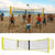 Vierzijdig Cross Volleybal Net Belleza