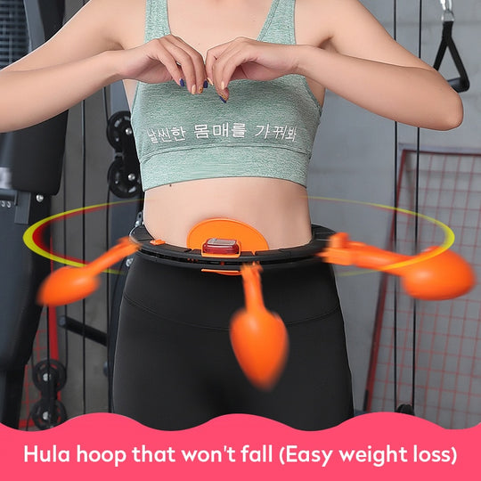 Exercising Hoola Hoop Belleza