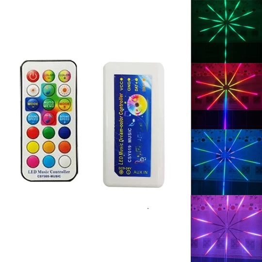 Fireworks LED Light - Muziek Sync Modus - Perfect voor Feesten en Evenementen