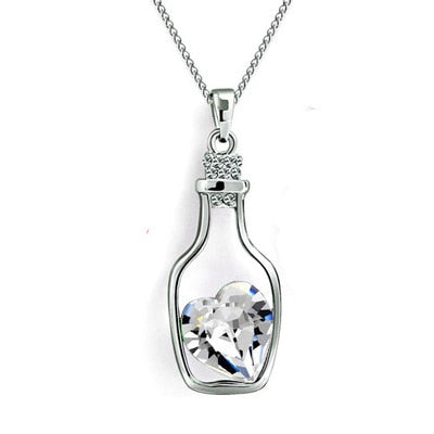 Drift Bottle Kristal Hart Ketting Belleza