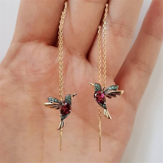 Kolibrie Drop Oorbellen Belleza