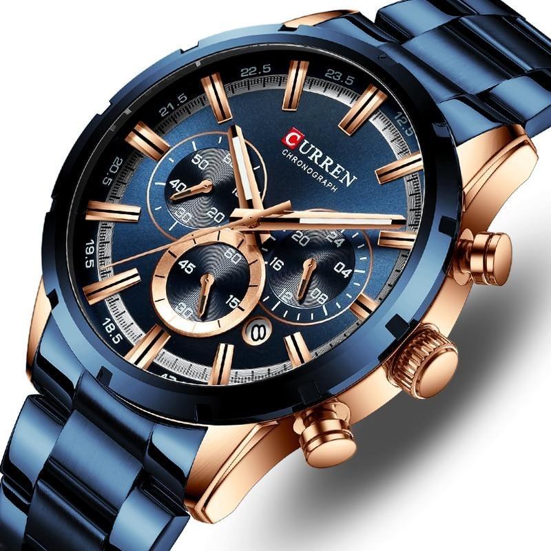 Curren Business Chronograafhorloge Belleza