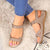 Platte Toe Velcro Casual Sandalen Belleza