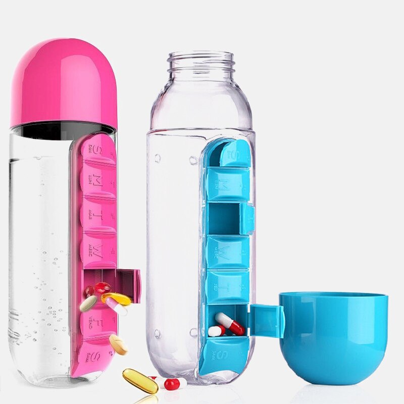 600Ml Pillendoos Waterfles