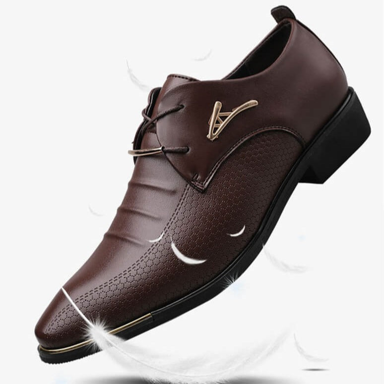 Klassieke leren herenschoenen