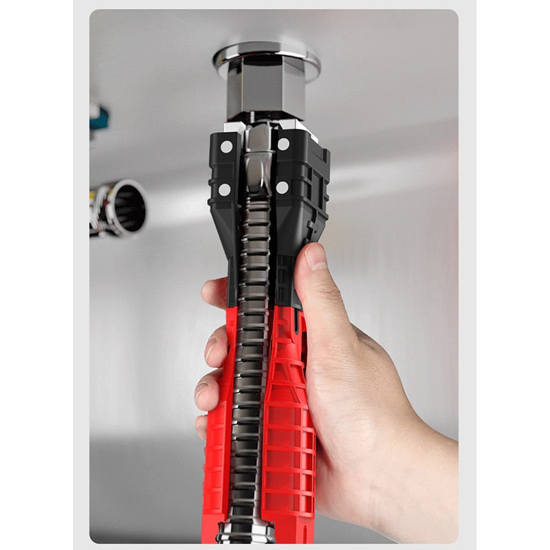 18-in-1 opvouwbare waterpijptang Belleza