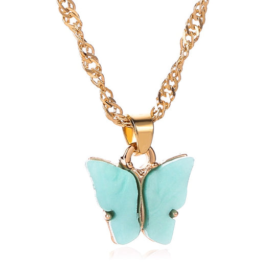 Vlinder Gouden Ketting