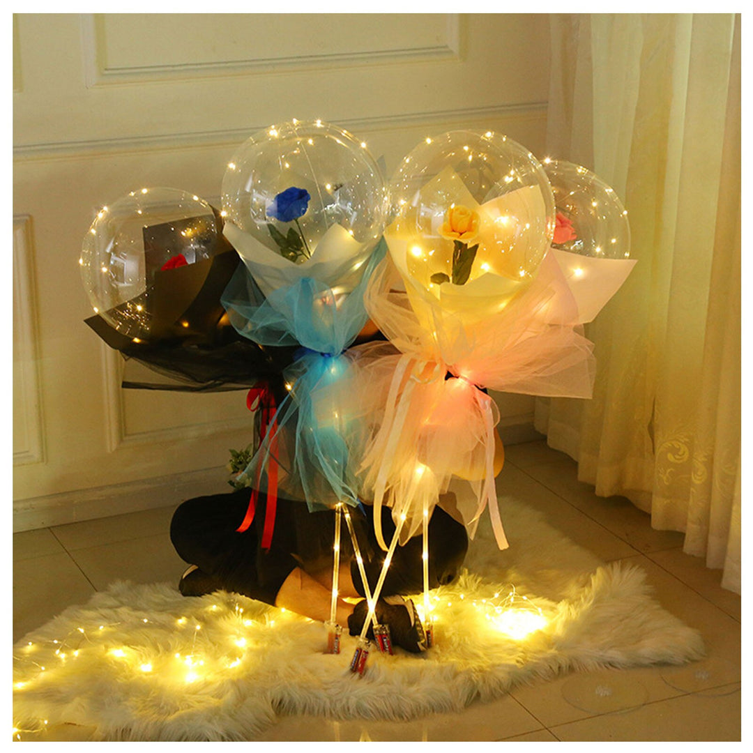 LED Lichtgevende Ballon Rozenboeket (Doe-het-zelf pakket) Belleza