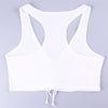Sexy Retro Geborduurde Strappy Top Belleza