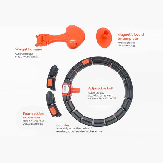 Exercising Hoola Hoop Belleza