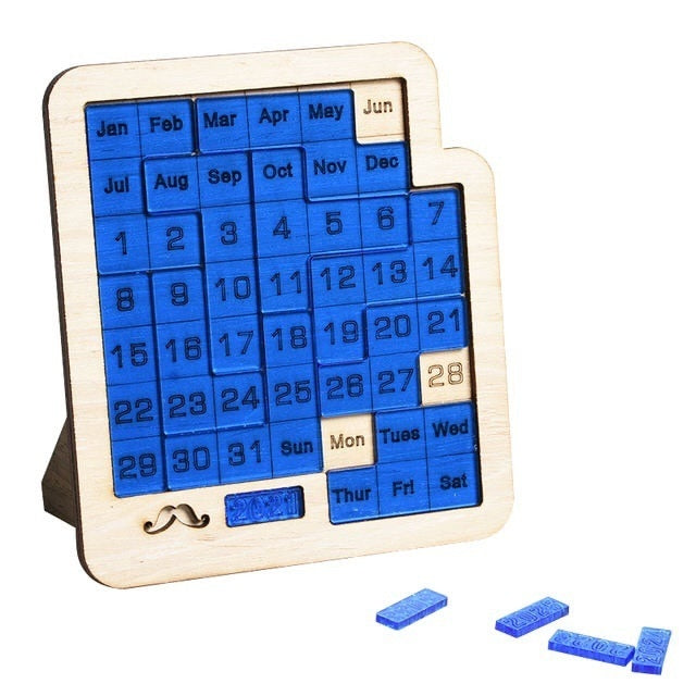 Dagelijkse Kalender Houten Puzzel