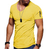 Mannen V-hals Muscle T-Shirts Belleza
