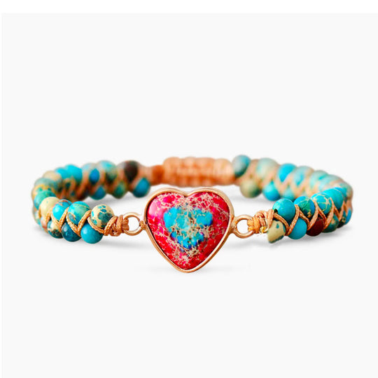 Passie Hart Gevlochten Armband