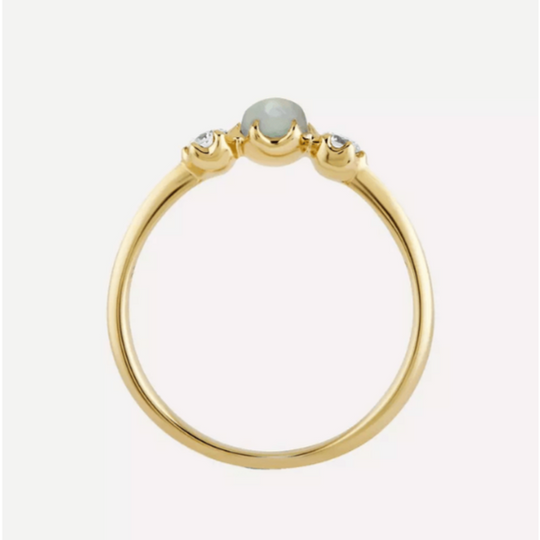 Maansteen Parel Ring Belleza