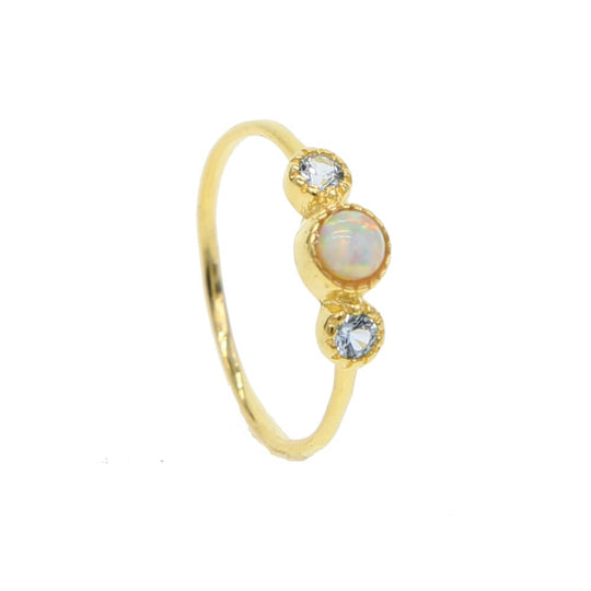 Maansteen Parel Ring Belleza