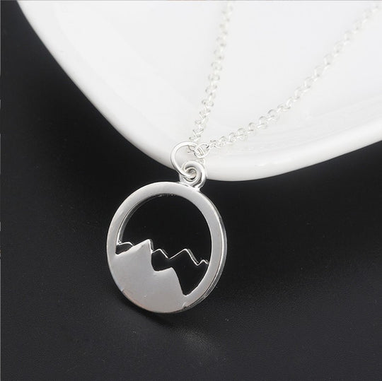 Berg en oceaangolven ketting
